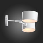 SLE183501-02 Светильник настенный Белый/Белый E14 2*60W