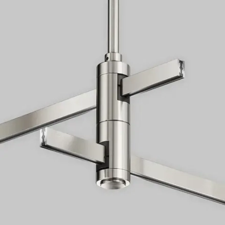 Крепление потолочное Long двойное 700мм Flarity платина, TRA159C-D1-PT. TM Maytoni