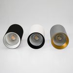 Светильник накладной SP-POLO-R85-1-15W Day White 40deg (White, Black Ring) (Arlight, IP20 Металл, 3 года)