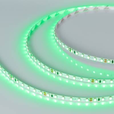 Лента RT-A120-5mm 24V Green (9.6 W/m, IP20, 2835, 5m) (Arlight, узкая)