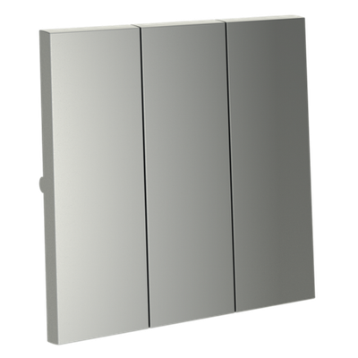 VLS000505 Клавиши для выключателя/переключателя трехклавишного, S70 (сталь). (ТМ Maytoni)