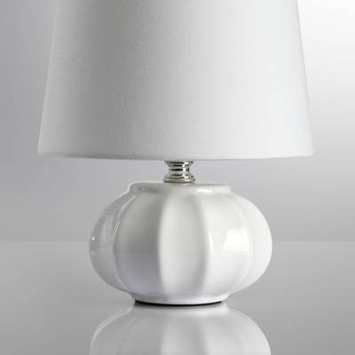 8145/1T MODERNI LN25 000 белый, керамика/текстиль Настольная лампа Е27 1*60W 220V HAMA
