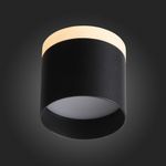 ST102.402.12 Светильник потолочный Черный LED 1*12W 3000K 936Lm Ra&gt;80 120° IP20 D100xH90 170-240V