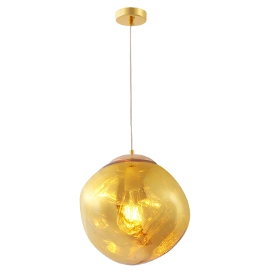 Светильник подвесной Crystal Lux MALAGA SP1 D280 GOLD 0864/201