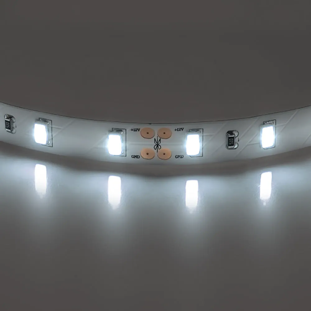 400076 Лента 5630LED 12V 28.8W/m 60LED/m 40-45lm/LED IP20 4000K 200m/box НЕЙТРАЛЬНЫЙ БЕЛЫЙ СВЕТ Lightstar