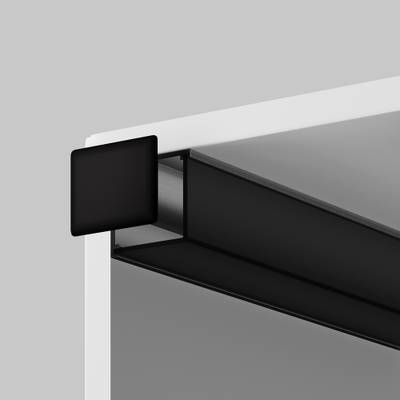 Комплект заглушек (для профиля 16×16) 2 шт., ALM-1616S-B-EC 642030. TM Maytoni