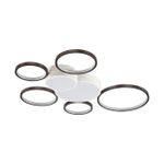 5254/99CL LEDIO LN26 292 белый, черный Люстра потолочная диммир. с ДУ LED 126W 220V NORBERT