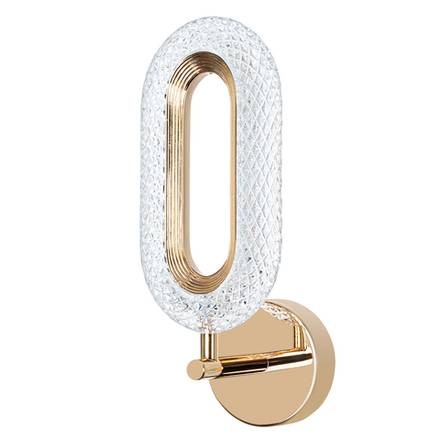 Бра Arte Lamp OVALE A2489AP-1GO, 1хLED