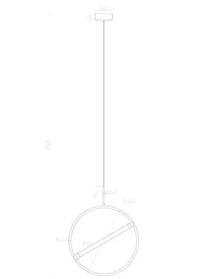 Подвесной светильник Arte Lamp DOLORES A2565SP-1PB, 1хLED