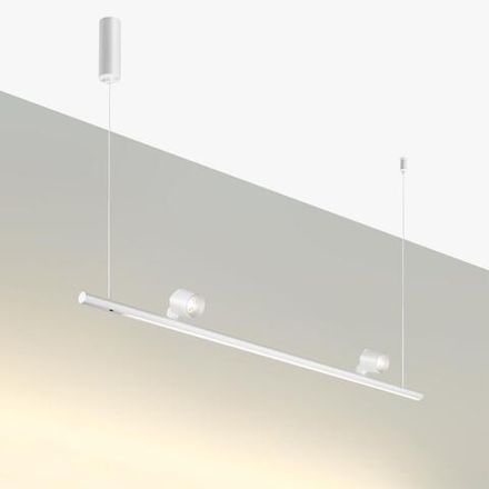 359308 OVER NT24 000 белый Светильник подвесной диммируемый (сенсер) IP20 LED 14W+14W 4000K 220-240V FERMO