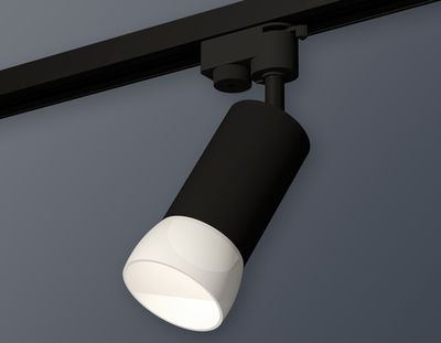 Комплект трекового светильника XT6323190 SBK/FR черный песок/белый матовый MR16 GU5.3 (A2521, C6323, N6258)