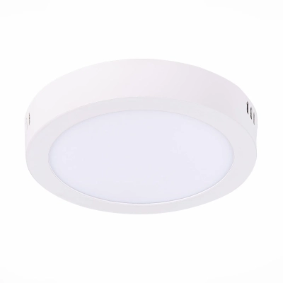 ST112.532.12 Светильник настенно-потолочный Белый LED 1*12W 3000K 715Lm Ra80 120° IP20 D160xH28 90-265V