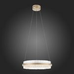 SL383.203.01 Светильник подвесной ST-Luce Золотистый/Золотистый, Прозрачный LED 1*34W 3000K