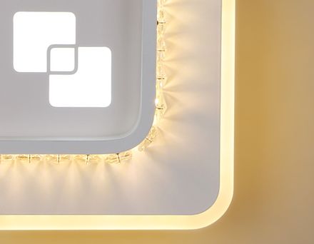 Настенный светодиодный светильник FA231 WH белый LED 4200K/4200K/6400K 30W 210*210*50