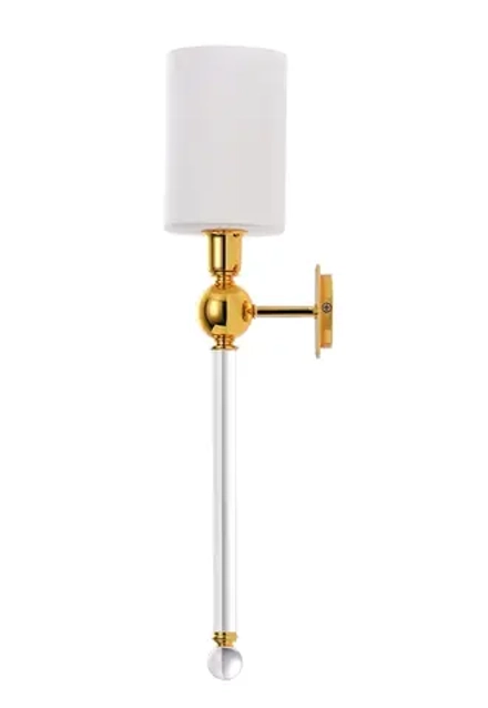 Бра Crystal Lux MIRABELLA AP1 GOLD/WHITE 0420/401