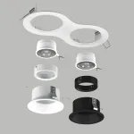 D6260607WBMOD Светильник DOMINO ROUND  под LED модуль/лампу МR16 (214626+214606+214607+214006+214007)