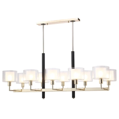 Люстры Crystal Lux MAESTRO SP-PL10 L1100 GOLD 2290/310L