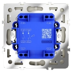 VLS020104 Выключатель встраиваемый VOLTUM S70 двухклавишный 10А, (шелк). (ТМ Maytoni)