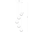 Подвесная люстра ARTE LAMP MONTANA A7777SP-5GO, 1хLED