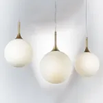 813023 Подвес GLOBO 1х40W E14 champagne gold/white Lightstar