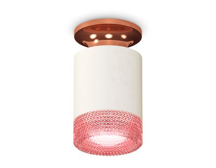 Комплект накладного светильника XS6301202 SWH/PPG/PI белый песок/золото розовое полированное/розовы MR16 GU5.3 (N6906, C6301, N6152)