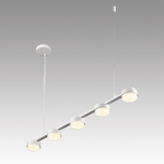 8265/5 COMFI LN26 234 металл, белый Светильник подвесной GX53 LED 5*7W 220V TORINA