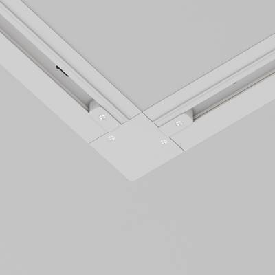 Коннектор L-образный Unity встраиваемый белый, TRA002CL-11W. TM Maytoni