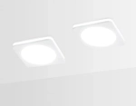 Светодиодный встраиваемый светильник TN141 WH белый LED 4200K 7W 85*85*30