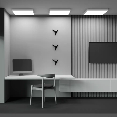 Потолочный светильник Зон / Zon 90 Вт 4000 К 120°, C032CL-90W4K-SQ-W. TM Maytoni
