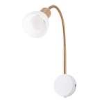 Бра Arte Lamp FALENA A3116AP-1WH, 1хE14