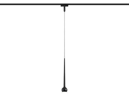 Светильник светодиодный трековый для шинопровода Magnetic Ultra Slim GV1644 BK черный IP20 9W 4200K 48V D75*1500