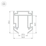 Профиль-держатель MAG-STRETCH-ORIENT-2000 (Arlight, Алюминий)