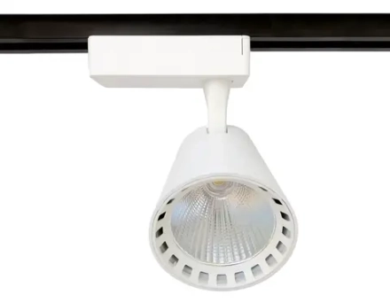 Трековый однофазный светодиодный светильник GL5975 WH белый LED 24W 4200K 24°