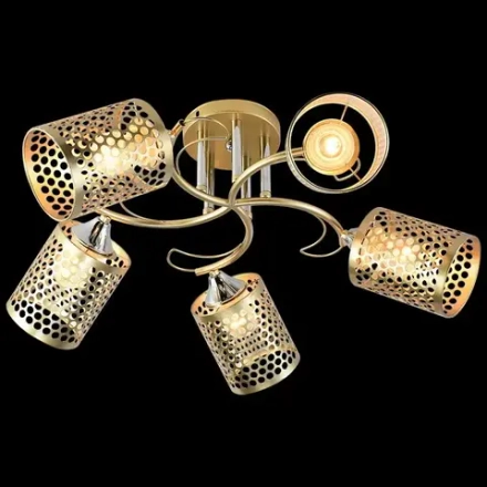 01322-0.3-05 MATT GOLD+CR светильник потолочный Reluce, E27х5