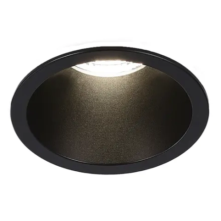 ST754.448.07 Св-к встр. Черный LED 1*7W 4000K 560Lm Ra>90 60° IP20 D60xH79 100-240V