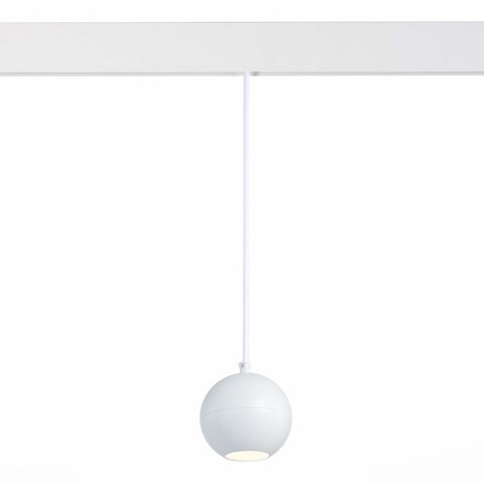 ST354.543.12 Магнитный трековый светильник подвесной белый LED 1*12W 4000K 750Lm Ra>80 36° IP20 D100xH92 48V
