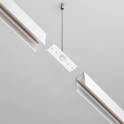 Коннектор прямой Exility накладной белый, TRA034C-21W. TM Maytoni