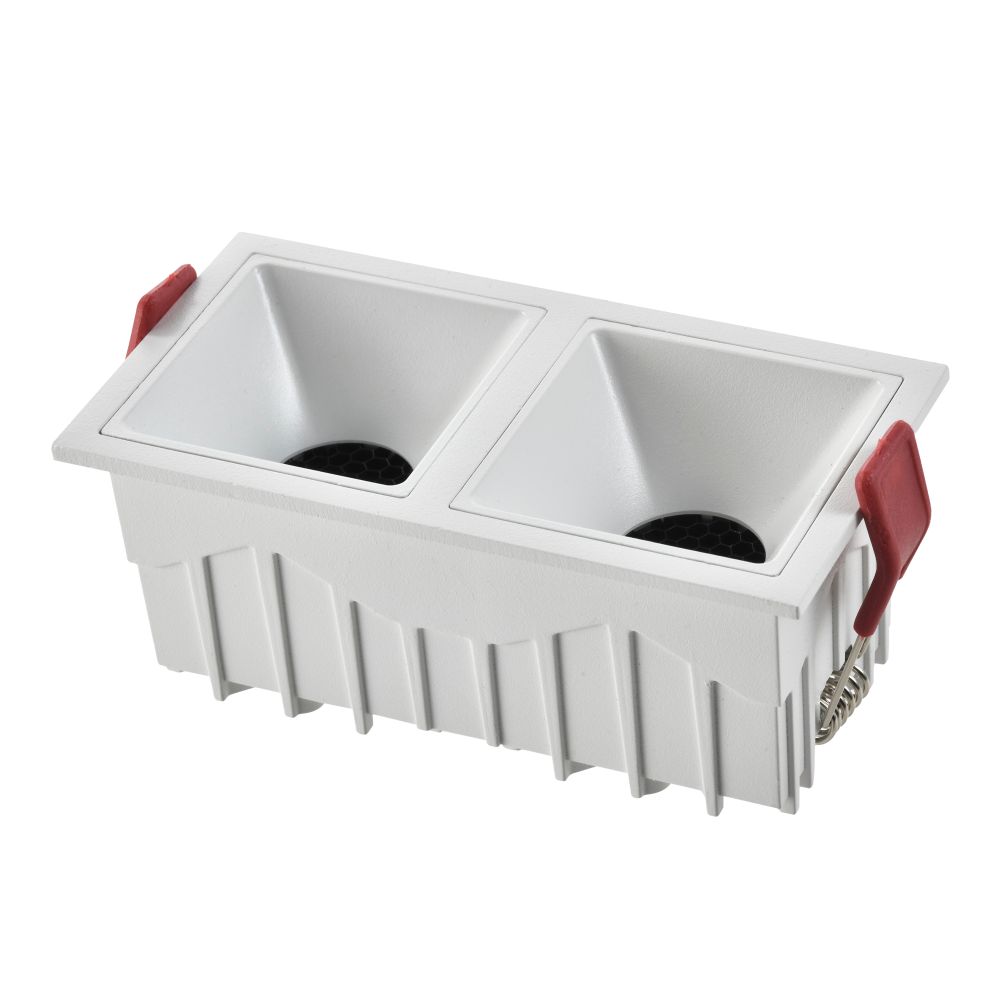 ST757.538.20 Св-к встр. Белый LED 2*10W 60° IP20 L65xW126xH52 85-265V В комплекте
