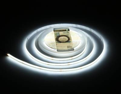 Светодиодная лента GS4703 COB 480Led /12W m/ 24V IP20 6500K/ 5000*8*1.54mm/ кратность резки 50mm (2 конт.)