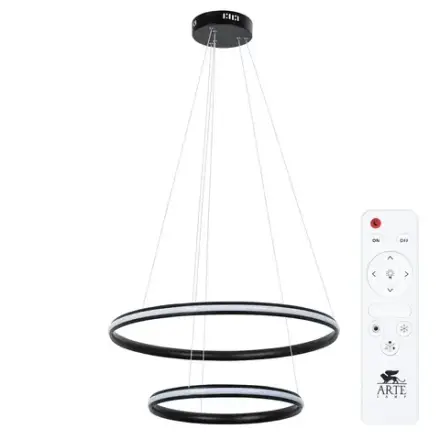 Подвесная люстра Arte Lamp MERIDIANA A2198SP-2BK, 1хLED