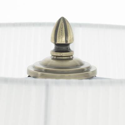 Citilux Вена CL402930T Торшер бронза со столиком и белым абажуром