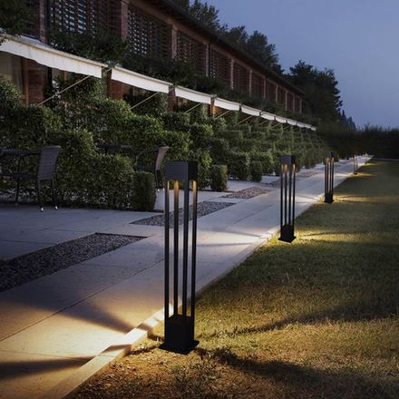 09960-0.7-001KT 1,0M GU10 BK светильник напольный