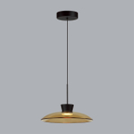 5055/9LA L-VISION ODL24 457 черный/янтарный/металл/стекло Подвес LED 9W 3000К SAUCER