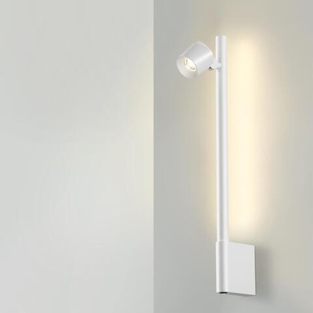 359312 OVER NT24 354 белый Светильник настенный диммируемый (выключатель) IP20 LED 7W+7W 4000K 220-240V FERMO
