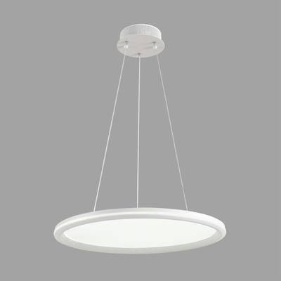 8380/45L LEDIO LN белый, металл/акрил Умная люстра подвесная с ПДУ и голосовым управлением LED 45W 3000-6500К 220V ALIS SMART