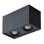 Точечный накладной светильник Arte Lamp FACTOR A5544PL-2BK, 2хGU10