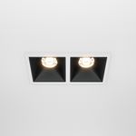Встраиваемый светильник Alfa LED 3000K 2x10Вт 36° Dim Triac, DL043-02-10W3K-D-SQ-WB. TM Maytoni