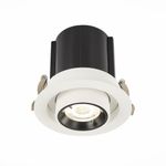 ST702.238.12 Св-к встр. Белый LED 1*12W 3000K 900Lm Ra80 24° IP20 D90xH92 180-240V