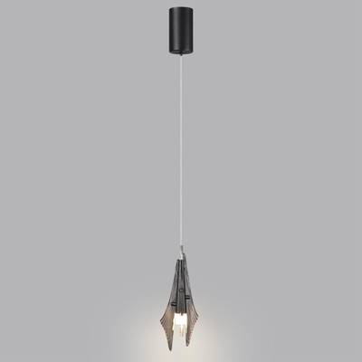 5442/6L L-VISION ODL_EX26 черный/дымчатый/металл/стекло/акрил Подвес LED 6W 3000K 633Лм AFALINA