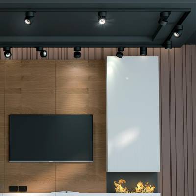 358787 PORT NT21 149 черный Трехфазный трековый светодиодный светильник IP20 LED 25W 4000K 2200Лм 100-265V GRODA